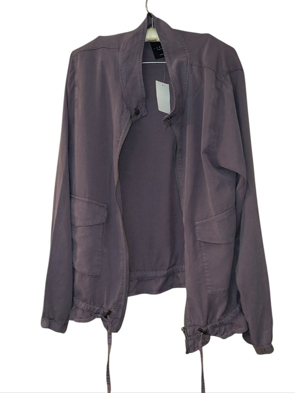 NWT $139 Sanctuary Purple Lightweight Zip Up Jacket XL